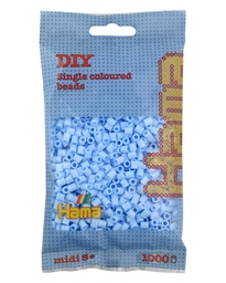 [207-97] Hama midi azul hielo pastel 1000 piezas