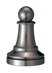 [473675] Cast Chess/Ajedrez Peón - Negro
