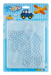 [8103] Blister Hama Beads Maxi Placa / Pegboard coche y avión 