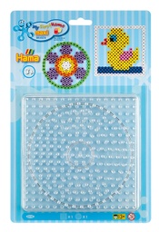 [8104] Blister Hama Beads Maxi Placa / Pegboard cuadrada y circular