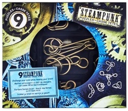 [473207] Steampunk Puzzles Set Plata (9 Bronze Puzzles)