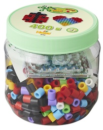 [8792] Bote 400 beads Maxi y 2 placas/pegboards pequeñas (nº 8792)