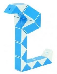 [CU420911] Cubo Qiyi Mini Snake 24 color azul