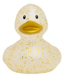 [LI2326] Pato brillantina oro