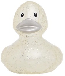 [LI2327] Pato brillantina plata