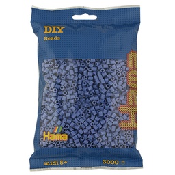 [201-107] Hama midi azul lavanda 3000 piezas