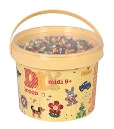 [181-66] Hama midi mix 66 (6 colores) 30000 piezas