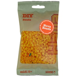 [190-03] Hama midi Nova beads amarillo 1000 piezas