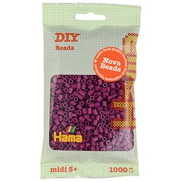 [190-82] Hama midi Nova beads ciruela 1000 piezas