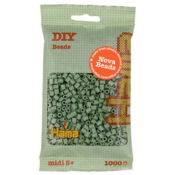 [190-101] Hama midi Nova beads verde eucalipto 1000 piezas