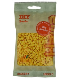 [190-103] Hama midi Bio beads amarillo claro 1000 piezas