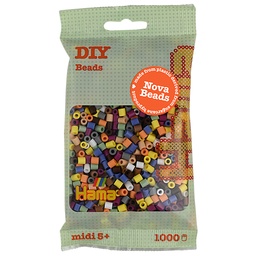 [190-197] Hama midi Nova beads mix 197 (10 colores) 1000 piezas