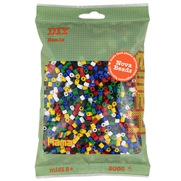 [191-198] Hama midi Nova beads mix 198 (6 colores) 3000 piezas