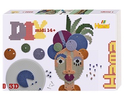 [3623] Kit Hama Beads Midi Hama Art : Máscara