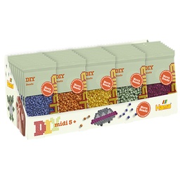 [1920] Expositor Display 40 bolsas Hama midi Nova beads 1000 piezas