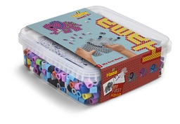 [8753] Set Maxi beads y pegboards con caja de plástico - Elefantes