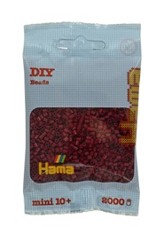 [501-118] Hama Mini rojo granate