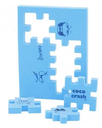 [COCOAZ] Cococrash rompecabezas de goma eva Nivel 1 Azul