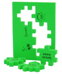 [COCOVE] Cococrash rompecabezas de goma eva Nivel 2 Verde