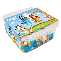 [8756] Set Maxi beads y pegboards con caja de plástico Bluey