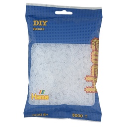 [201-19] Hama midi translúcido 3000 piezas