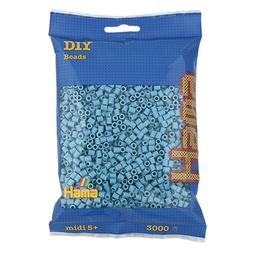 [201-31] Hama midi turquesa 3000 piezas