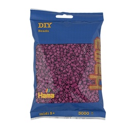 [201-82] Hama midi ciruela 3000 piezas