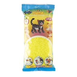 [205-39] Hama midi amarillo fluorescente 6000 piezas