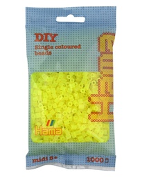 [207-34] Hama midi amarillo neón 1000 piezas