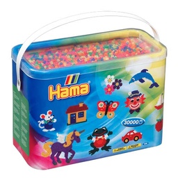 [208-51] Hama midi mix 51 (colores neón) 30000 piezas