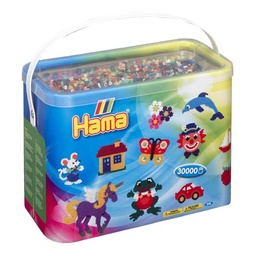 [208-67] Hama midi mix 67 (22 colores) 30000 piezas