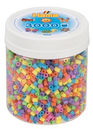 [209-50] Hama midi mix 50 (pastel) 3000 piezas en bote