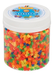 [209-51] Hama midi mix 51 (neón) 3000 piezas en bote