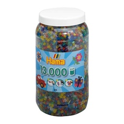 [211-53] Hama midi mix 53 (colores translúcidos) 13000 piezas