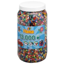 [211-68] Hama midi mix 68 (50 colores) 13000 piezas