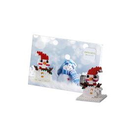 [220.022] Postcard Snowman - Postal Muñeco de Nieve