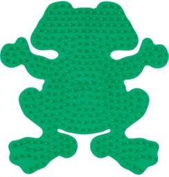 [225-42] Placa / Pegboard rana para Hama midi color verde fluorescente