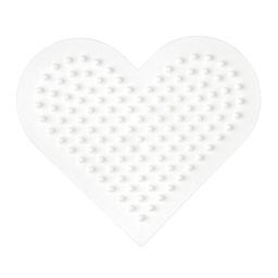 [236] Placa / Pegboard corazón pequeño para Hama midi