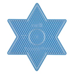 [269TR] Placa / Pegboard estrella grande transparente para Hama midi