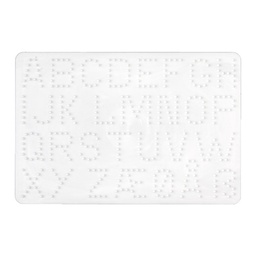[272] Placa / Pegboard abecedario/letras para Hama midi