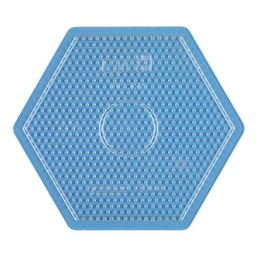 [276TR] Placa / Pegboard hexagonal grande transparente para Hama midi