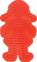 [285-05] Placa / Pegboard niña para Hama midi color rojo