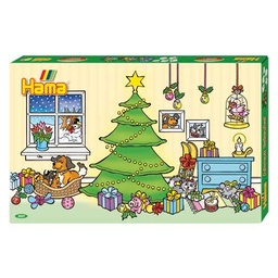 [3037] Kit Hama Beads Midi Calendario de Adviento / Navidad
