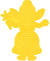 [317-03]  Placa / Pegboard hada para Hama midi color amarillo
