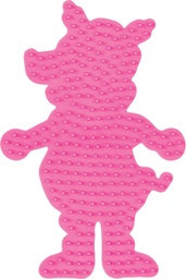 [318-48] Placa / Pegboard cerdo para Hama midi color rosa pastel