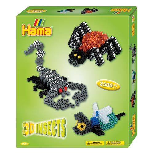 Kit Hama Beads Midi 3D Insectos | Sindisecatoys