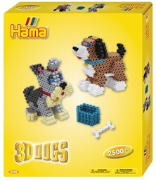[3243] Kit Hama Beads Midi 3D Perros