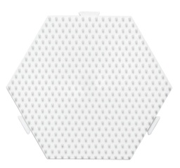 [329] Placa / Pegboard hexagonal mediana conectable para Hama midi