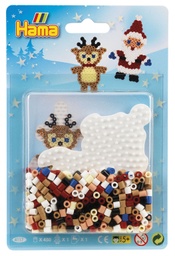 [4117] Blister Hama Beads Midi 450 beads + placa pingüino pequeña + papel de planchado