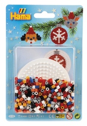 [4118] Blister Hama Beads Midi 450 beads + placa circular pequeña + papel de planchado